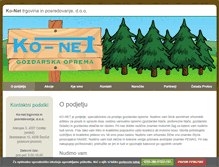 Tablet Screenshot of ko-net.si